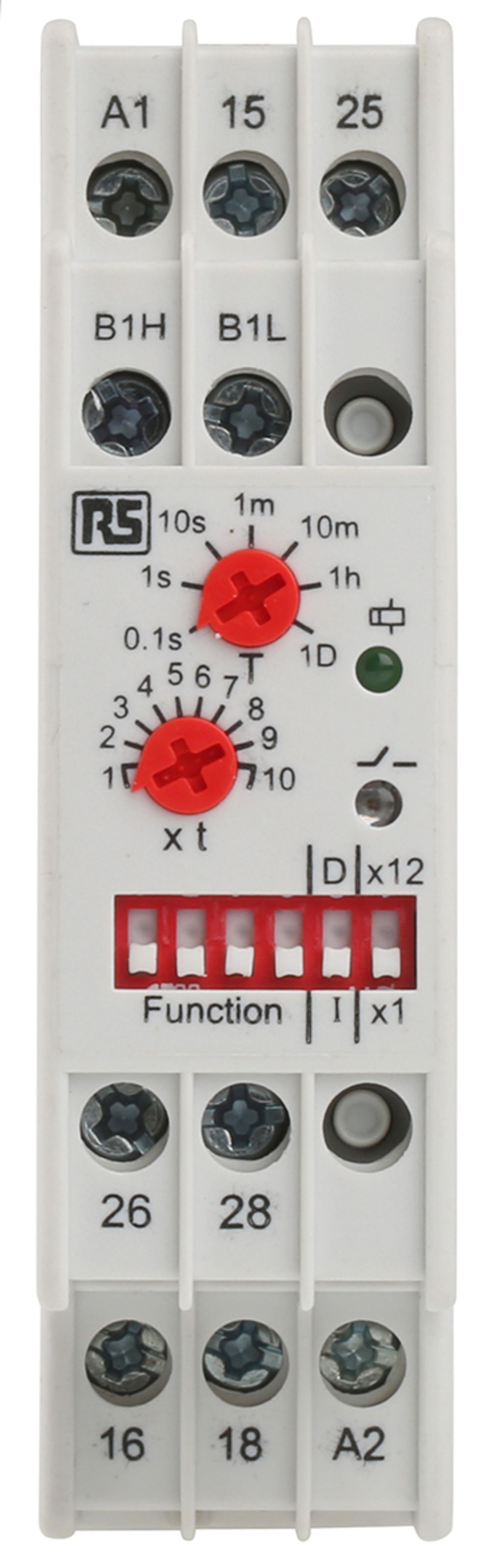 RS PRO SPDT Multi Function Timer Relay, Multi Function, 24 → 240V ac/dc ...