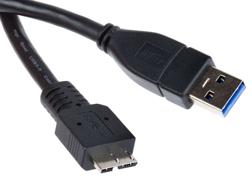 USB-A 3.0 M/USB-C M 2m, VARIOUS SuperSpeed Cable Black