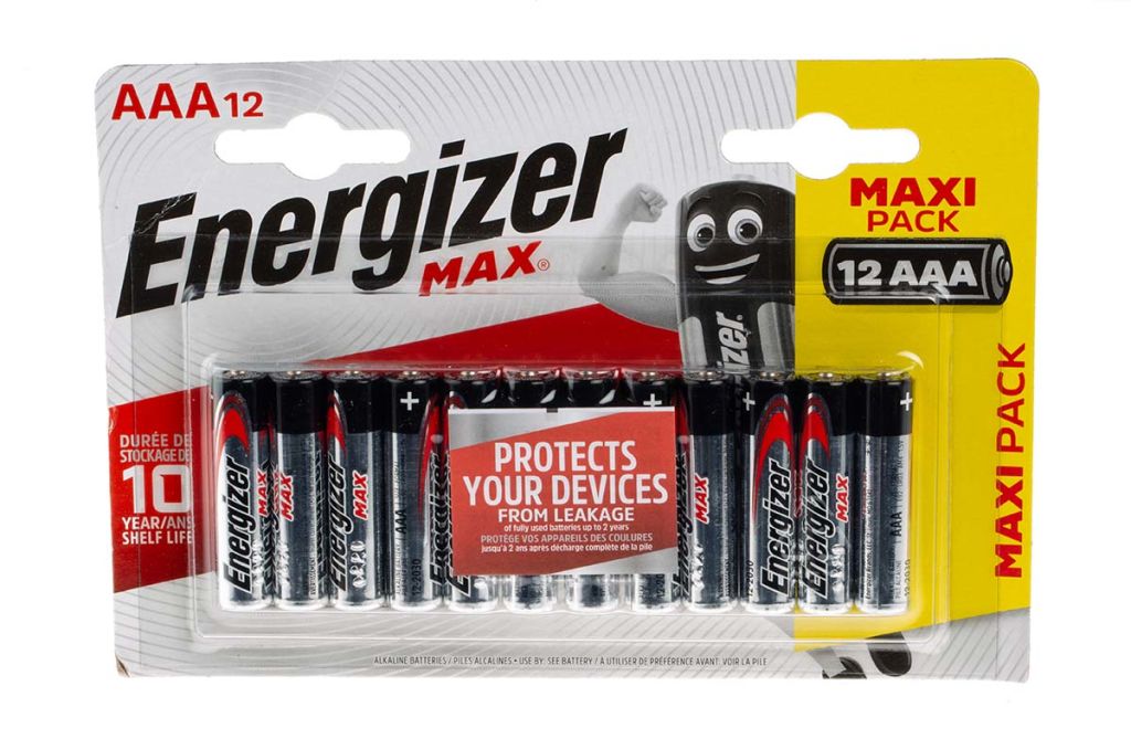 Energizer MAX Alkaline AAA Batteries 1.5V