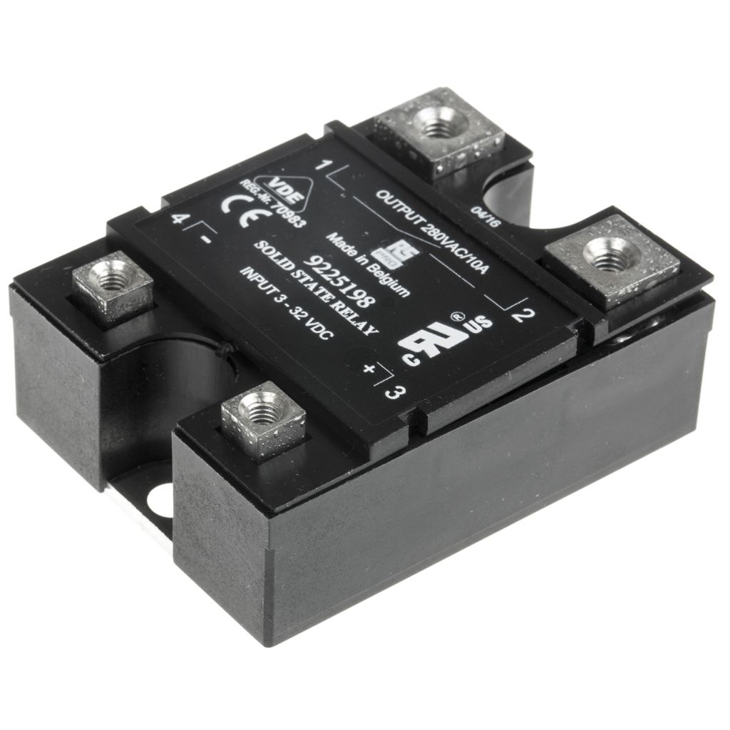 RS PRO 10 A rms SPNO Solid State Relay, Zero Cross, Panel Mount, TRIAC, 280 V ac Maximum Load