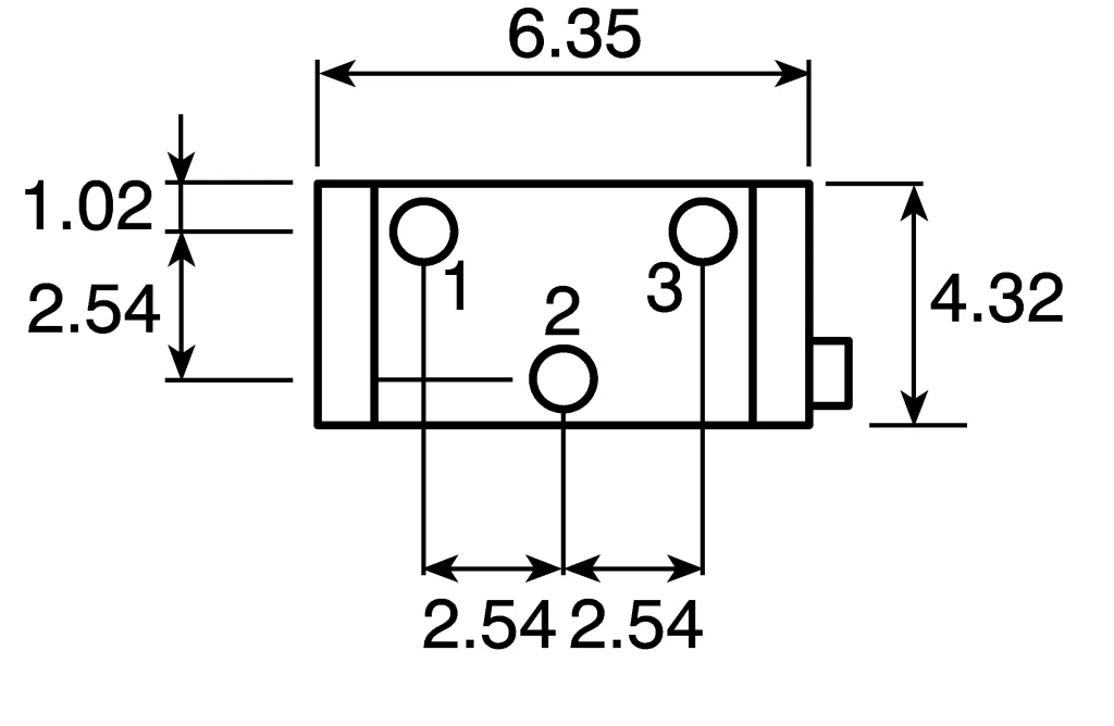 Product image for 5kΩ, Through Hole Trimmer Potentiometer 0.25W Top Adjust Bourns, 3266