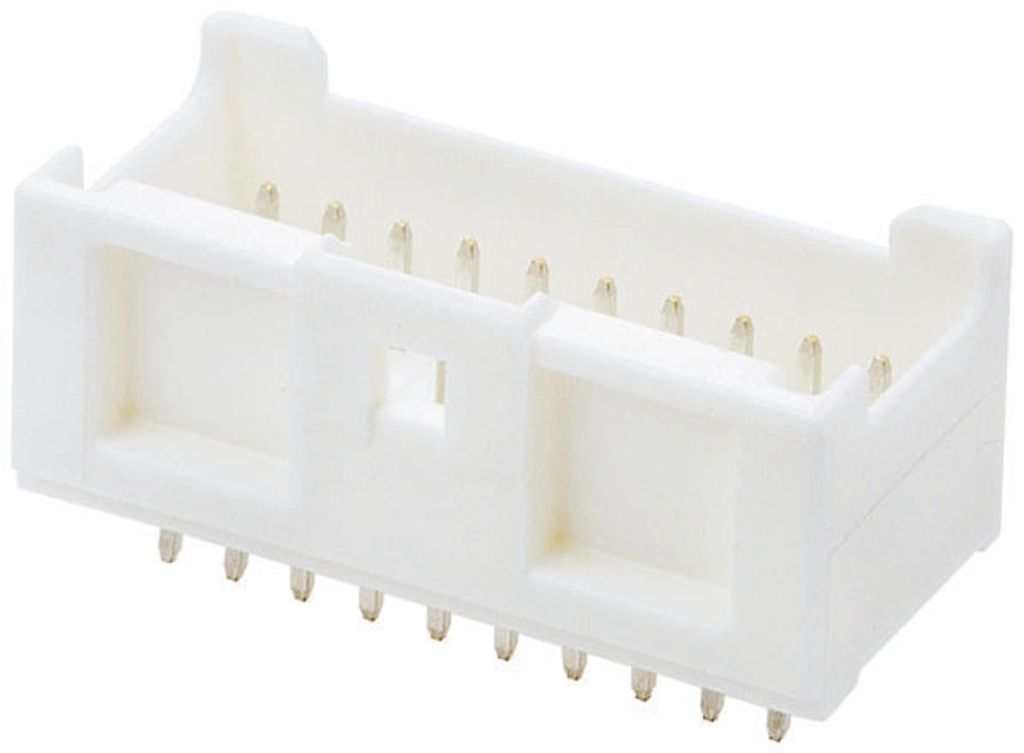 Molex, MicroClasp, 55917, 20 Way, 2 Row, Straight PCB Header - RS ...