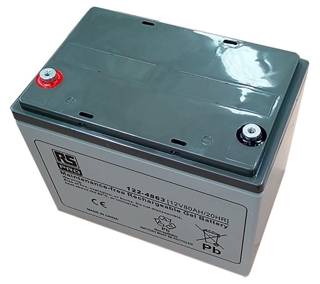 12V 80Ah Batterie au plomb (AGM), B.B. Battery EB80-12