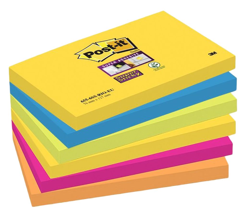 Post-It Yellow Sticky Note, 90 Notes per Pad, 76mm x 76mm