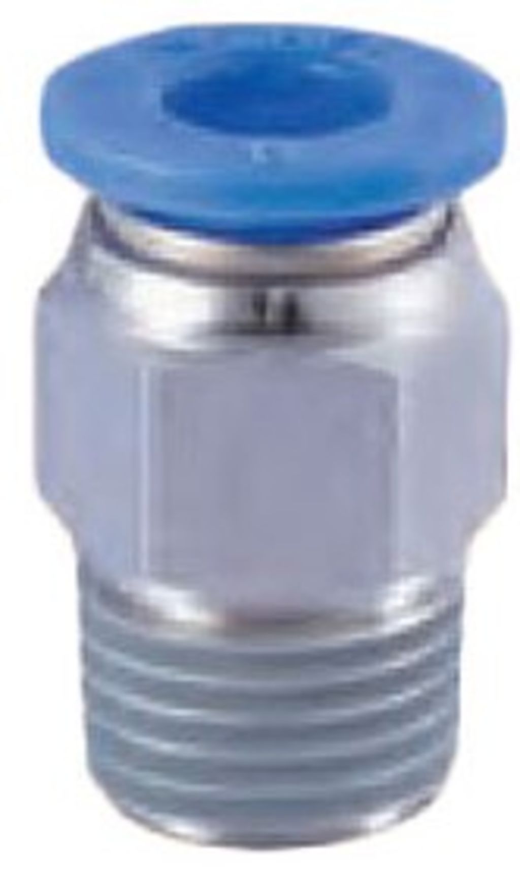 RS PRO Straight Threaded Adaptor, R 3/8 Male to Push In 8 mm, Threaded ...