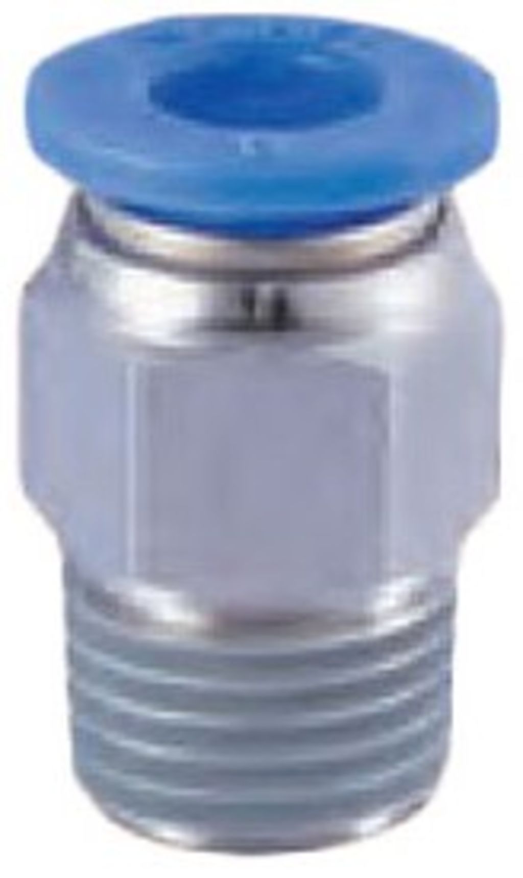 RS PRO Straight Threaded Adaptor, R 1/2 Male to Push In 12 mm, Threaded ...