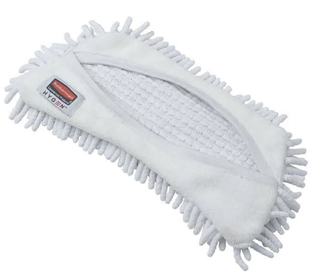 Rubbermaid Commercial Products White Microfibre Mop Cover for use