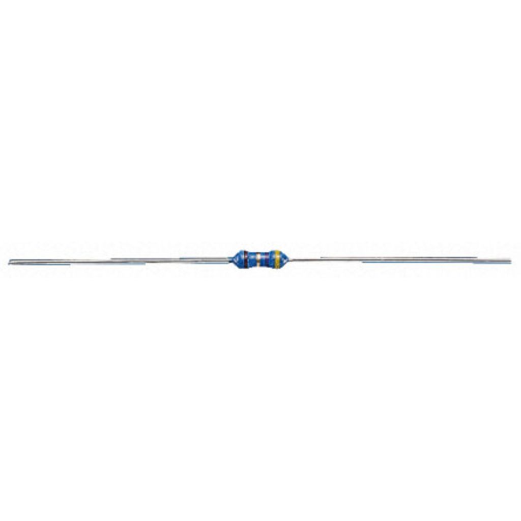 Produktbild von 100x Metallfilm-Widerstände 121kΩ – 0,6W, ±1%, 50ppm/°C, Axial, YAGEO