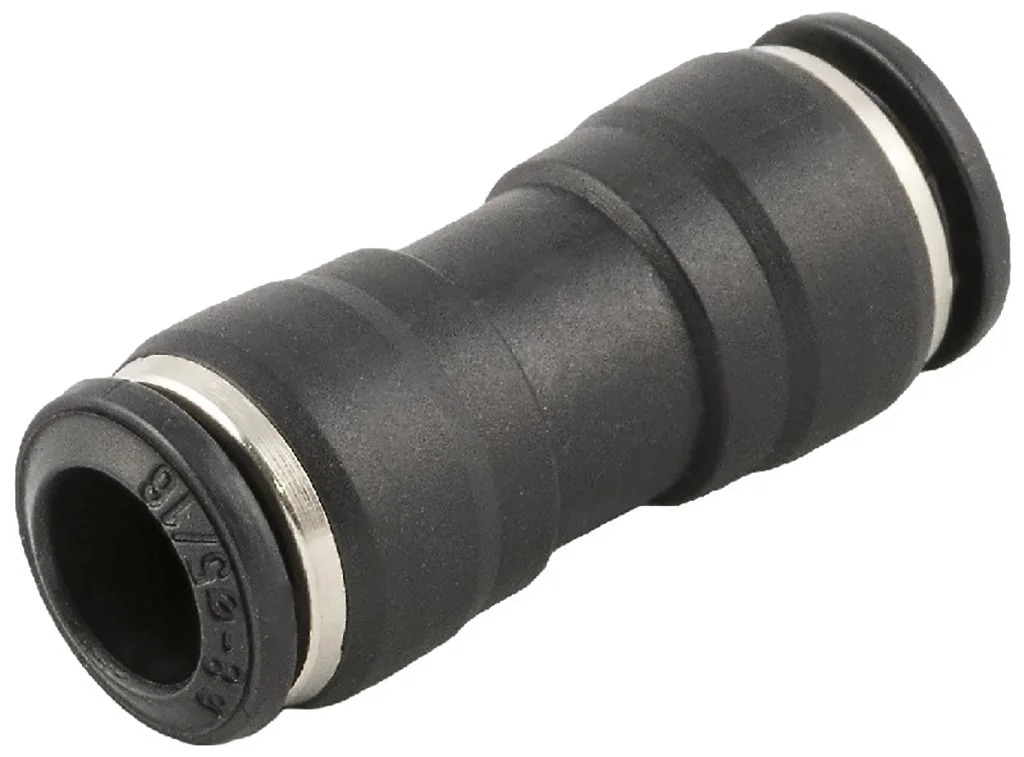 RS PRO Push in Fitting Push In 6 Mm To Push In 6 Mm Tube to Tube