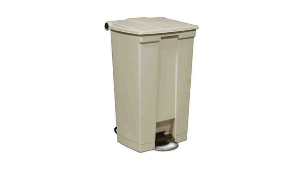 Rubbermaid Commercial Products Legacy Step-On 87L Beige Pedal Plastic ...