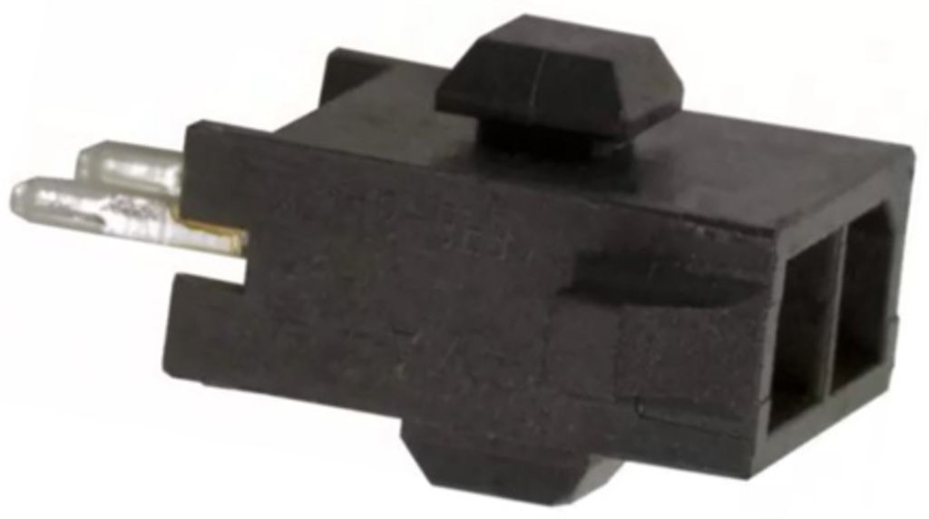 TE Connectivity, Micro MATE-N-LOK, 2 Way, 2 Row, Straight PCB Header ...