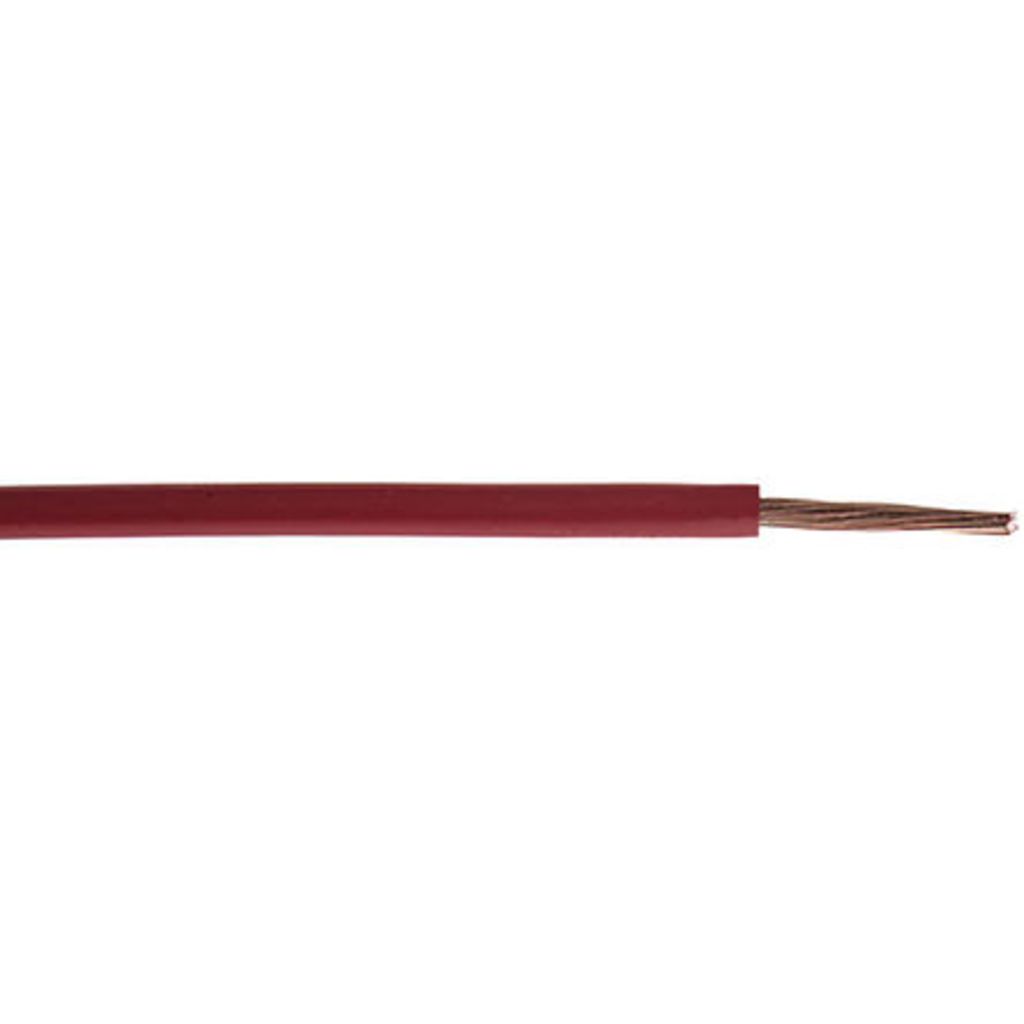 RS PRO Red 25 mm² Single Core Control Cable, 3 AWG, 196/0.4 mm, 25m ...
