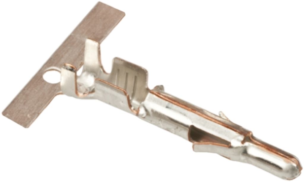 TE Connectivity, Universal MATE-N-LOK Male Crimp Terminal 18AWG 350690 ...