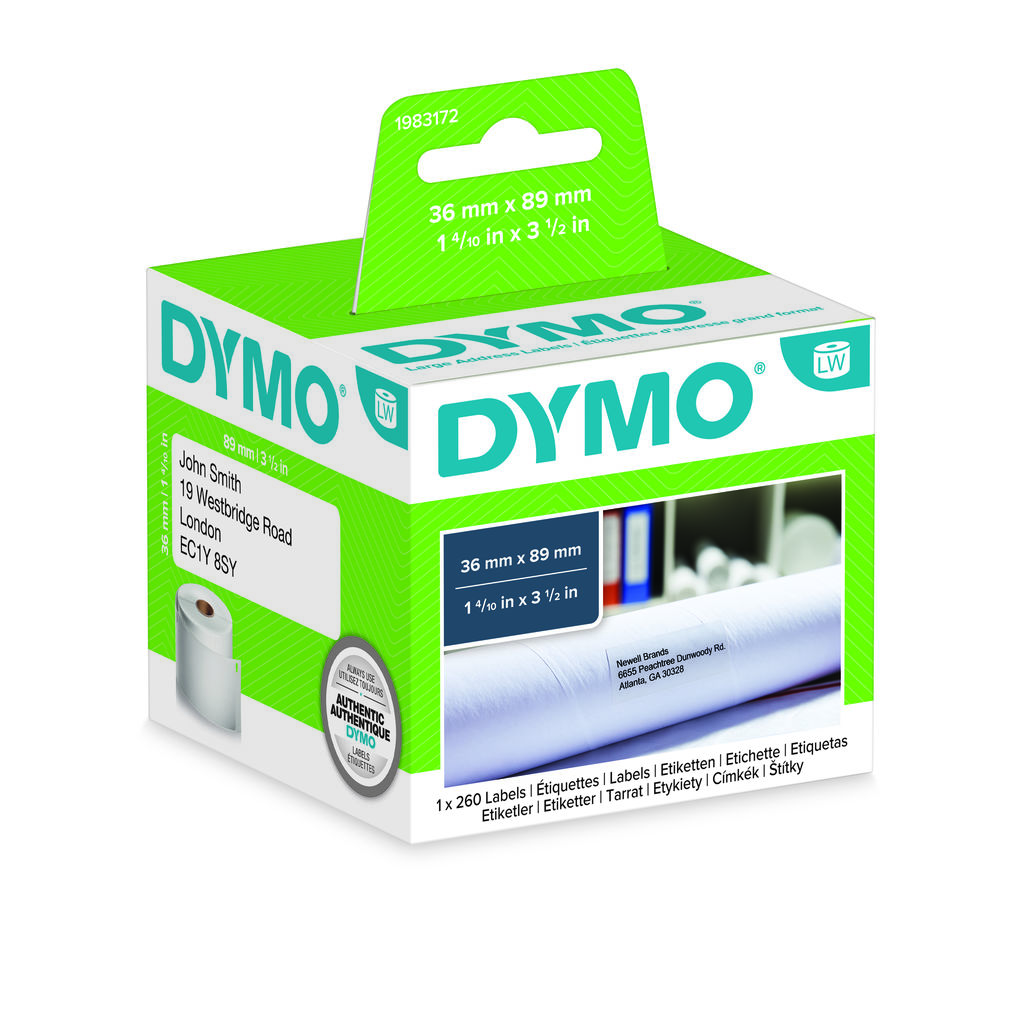 Dymo LabelWriter etichette standard per indirizz…