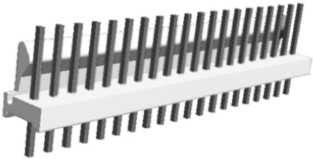 TE Connectivity, MTA-100, 20 Way, 1 Row, Straight Pin Header - RS ...