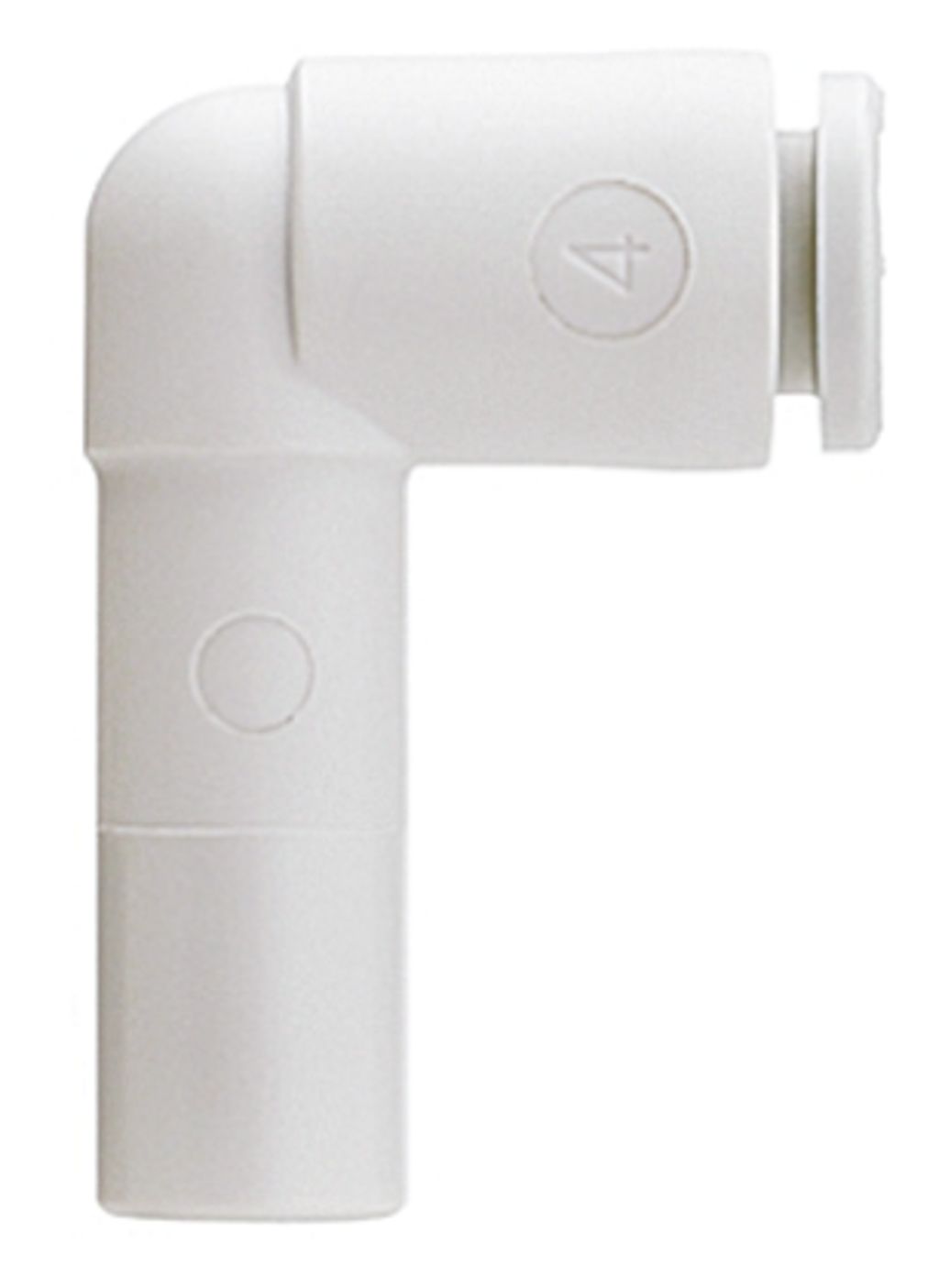 SMC KQ2 Series Elbow Tube-toTube Adaptor, Push In 6 mm to Push In 8 mm ...