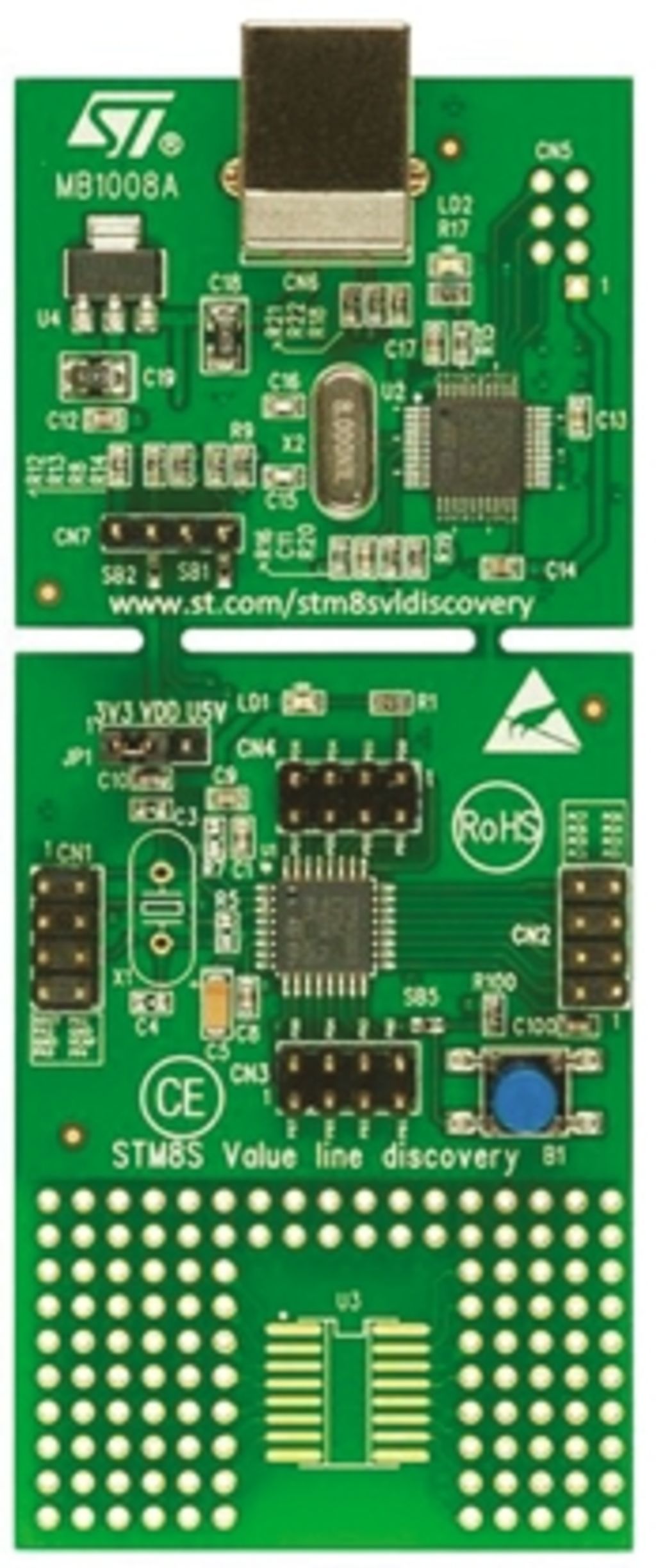 STMicroelectronics Discovery MCU Development Kit STM8SVLDISCOVERY - RS ...