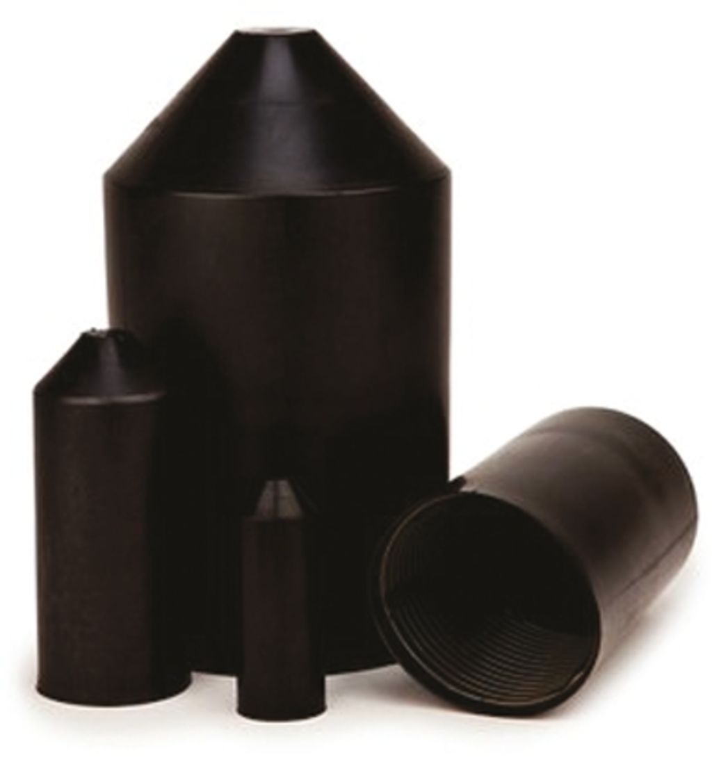 3M End Cap Black, Polyolefin Adhesive Lined - RS Components Vietnam