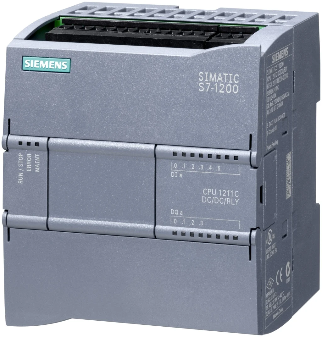 Product image for SIMATIC S7-1200 CPU 1211C, DC/DC/Relay
