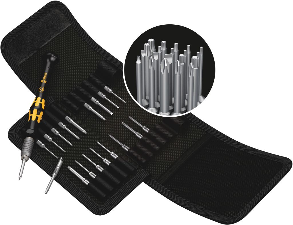 WERA KRAFTFORM KOMPAKT 20 Screwdriver Set, Slotted, Phillips, Pozidrive, 6  Pieces