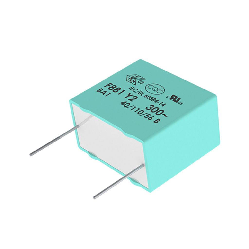 KEMET R46 Metallised Polypropylene Film Capacitor, 275V ac, ±20%, 150nF ...