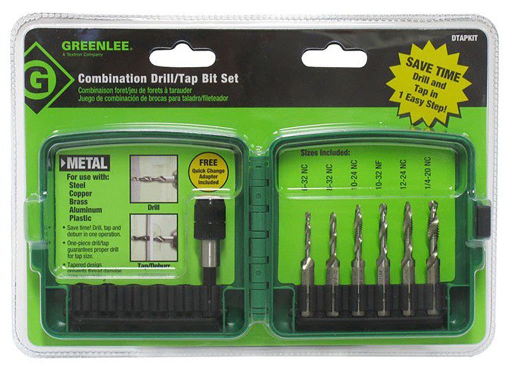 Greenlee High Speed Steel M3 To M10 Drilltap Kit Tap Set Rs