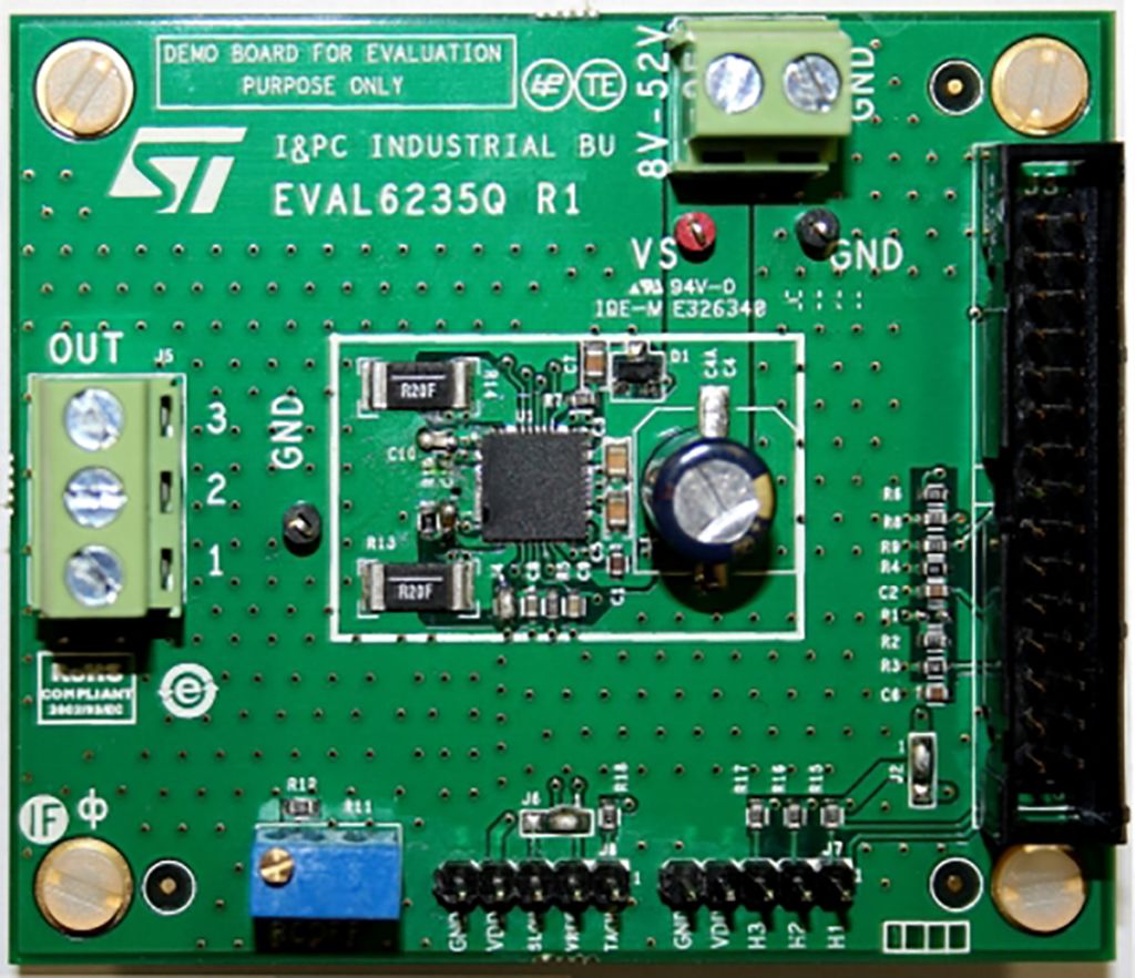 stmicroelectronics-eval6235q-three-phase-bldc-motor-driver-mounting-the