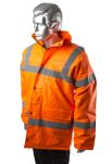 Product image for Hi-Vis Orange Motorway Jacket, M