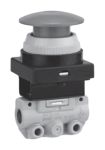 Product image for Mechanical Push Button Valve Grn R1/8