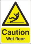 Product image for PP sign 'Caution..surface', 210 x 148mm