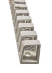 Product image for Flexible panel trunking Grey 30mm