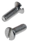 Product image for M1.6x8 A2 ST ST Slot Csk Machine Screw