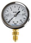 Product image for PRESSURE GAUGE S/STEEL 63MM G1/4 0-10BAR