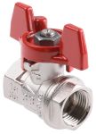 Product image for T handle ball valve 3/8in F-F