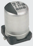 Product image for HA SMT ELEC CAP 1UF 50V 105DEG