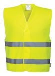 Product image for HI VIS TWO BAND VEST Yellow L/XL