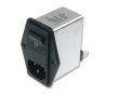 Product image for SINGLE PHASE IEC-INLET 10A COMPACT PEM