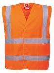 Product image for HI VIZ VEST ORANGE L/XL