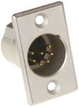 Product image for NICKEL 7 POLE CHASSIS PLUG