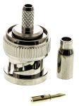 Product image for BNC,strt,plug,crimp,75ohm,Ni,RG179B/U