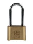 Product image for RS PRO All Weather Brass, Steel Padlock 53mm