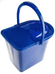 Product image for Blue bucket with wringer, 15 litre