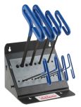 Product image for 8 piece T-handle metric hex key set