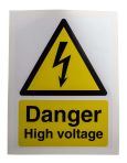 Product image for Danger...voltage Label, 200x150mm