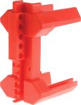 Product image for RS PRO 4 Lock PP Ball Valve Lockout, 63.5mm Attachment Point