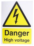 Product image for 200x150mm Plastic High voltage Sign