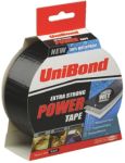 Product image for BLACK POWER DUCK TAPE,25M L X 50MM W