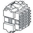 Product image for HOUSING,PLUG,METRIMATE,SQ GRID,4 WAY