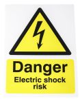 Product image for PP sign 'Danger.risk', 210 x 148mm