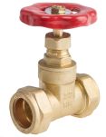 Product image for Gate compression valve,22mm comp